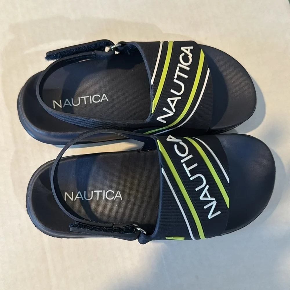 Nautica boys‎ slides/sandals sz 10 toddler